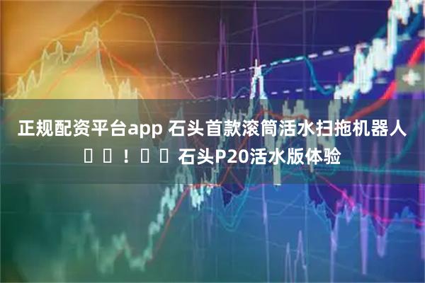 正规配资平台app 石头首款滚筒活水扫拖机器人‏‏！‏‏石头P20活水版体验